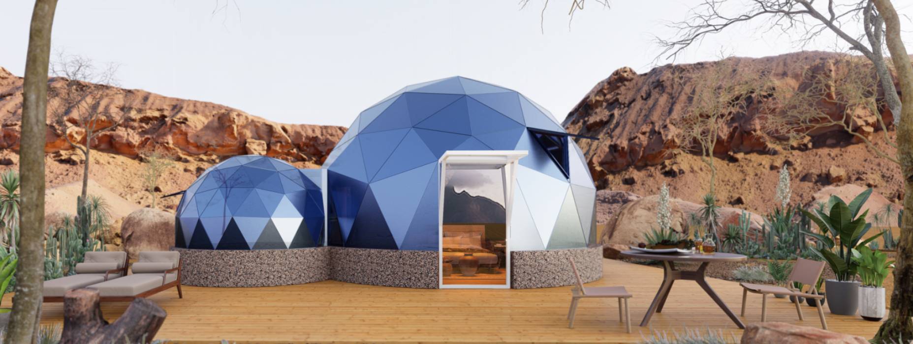 宁阳县球形智能光伏玻璃星空房